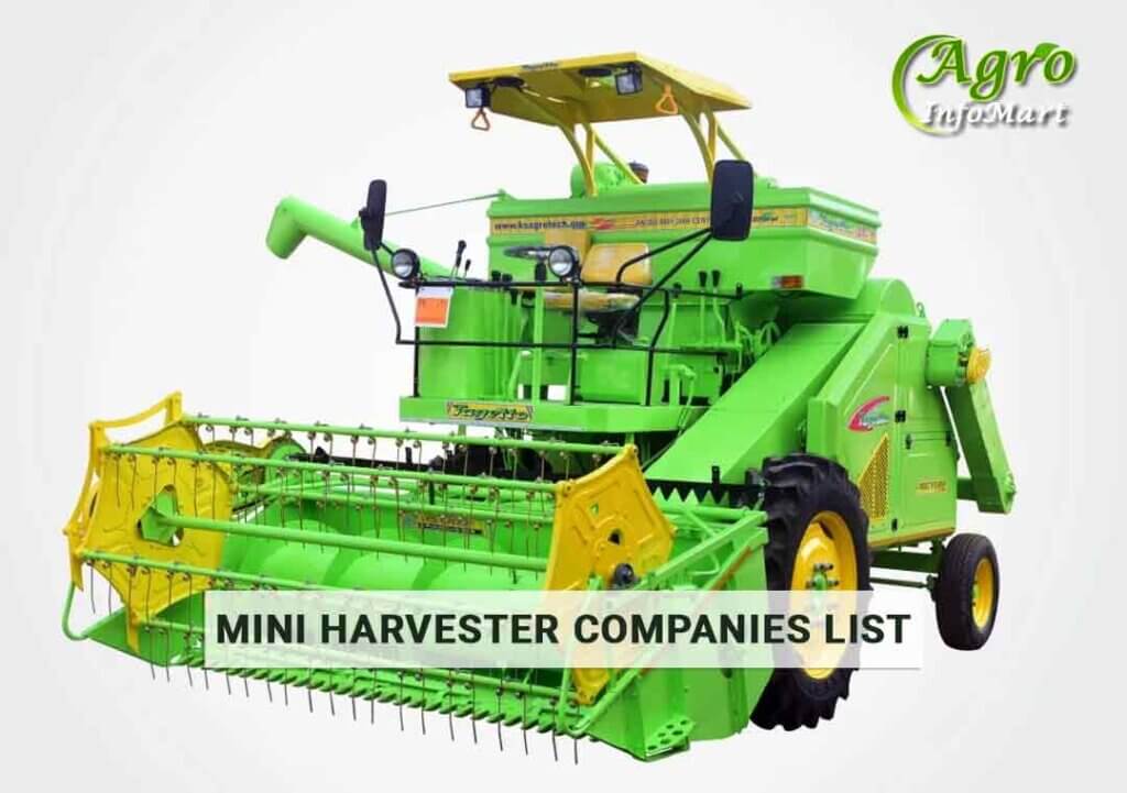 mini harvester manufacturers Companies In India