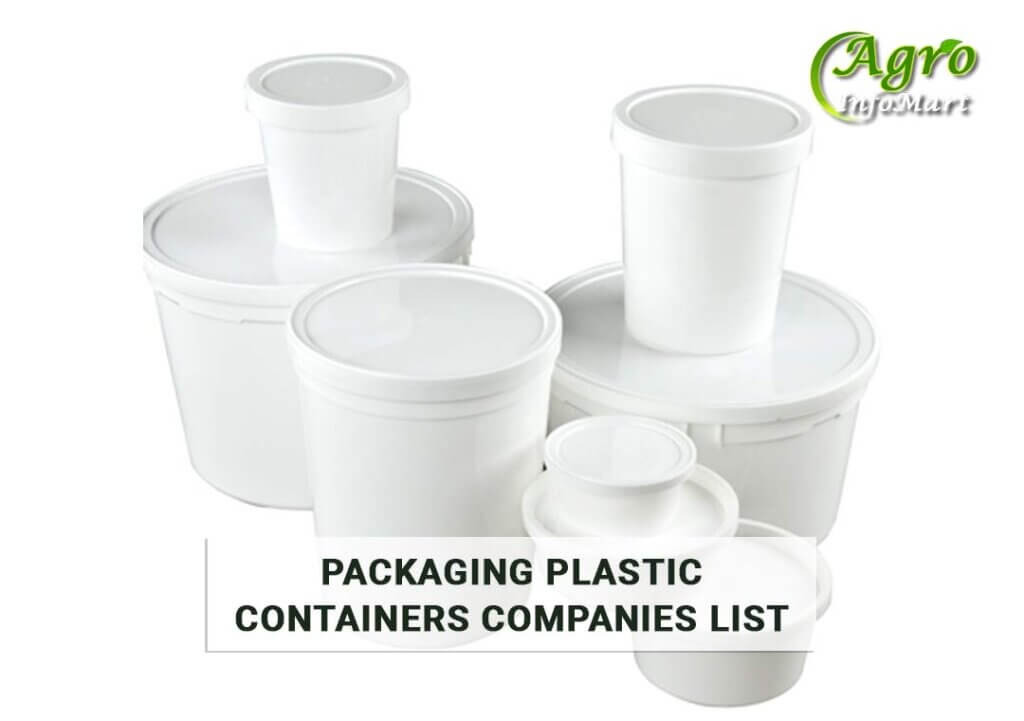 Packaging Plastic Containers Manufacturers Companies In India