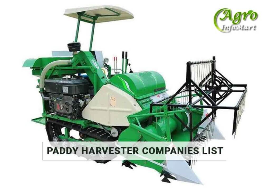 paddy harvester manufacturers Companies In India