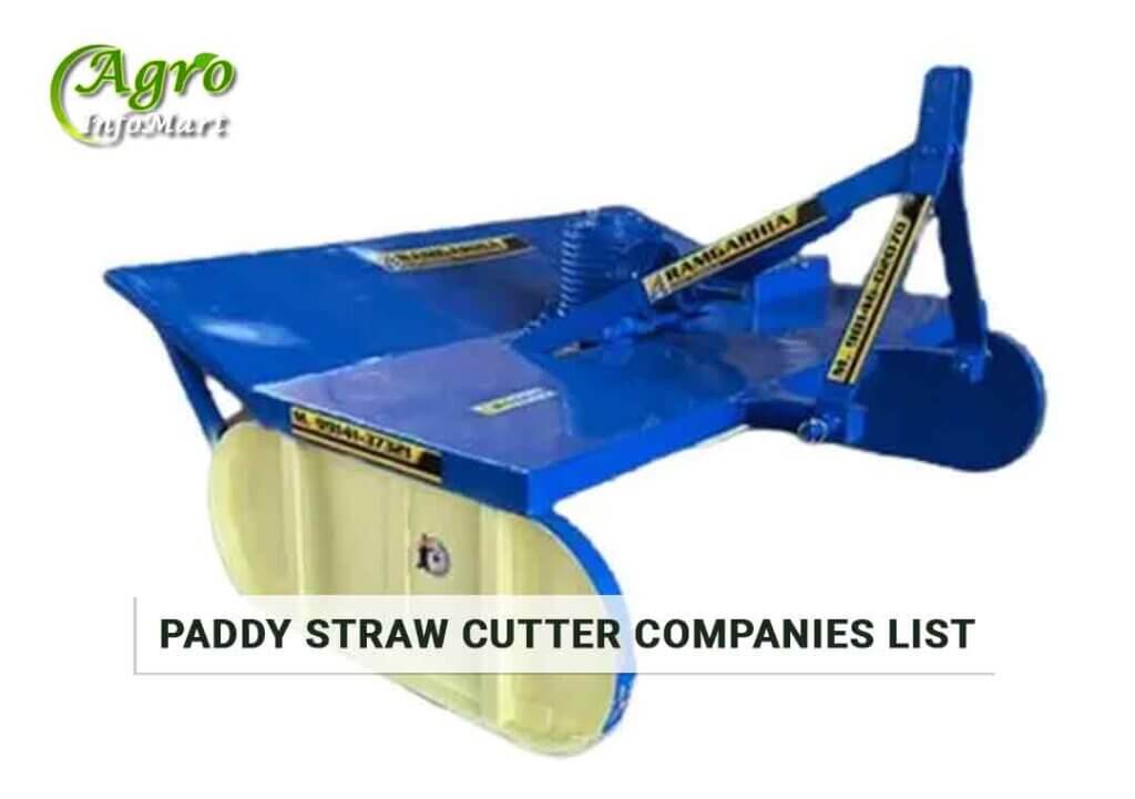 Paddy Straw Cutter Manufacturers Companies In India
