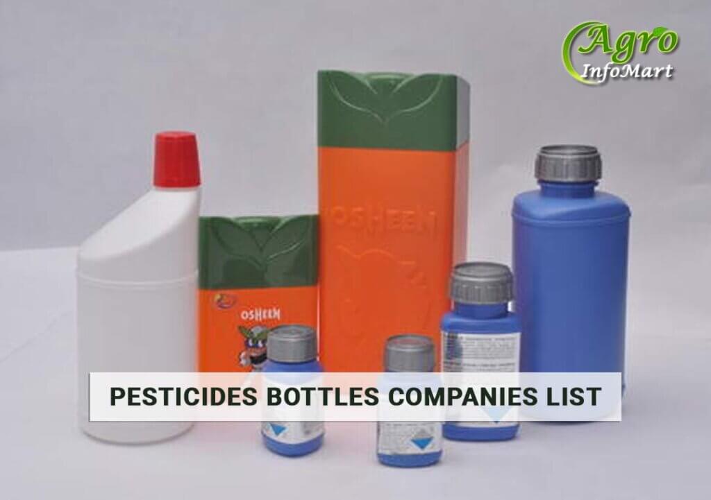 Pesticides Bottles Manufacturers Companies In India