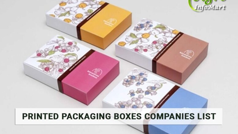 Printed Packaging Boxes Manufacturers Companies In India