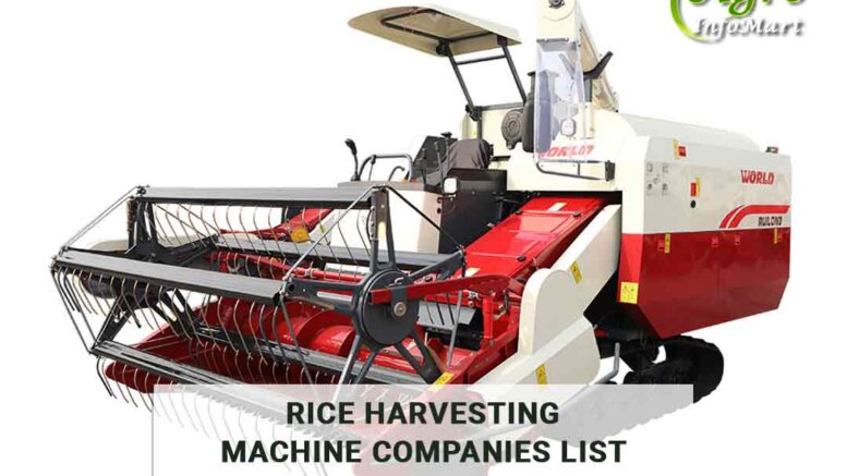 Rice Harvesting Machine Manufacturers Companies In India