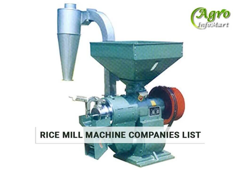 Rice mill machine manufacturers Companies In India