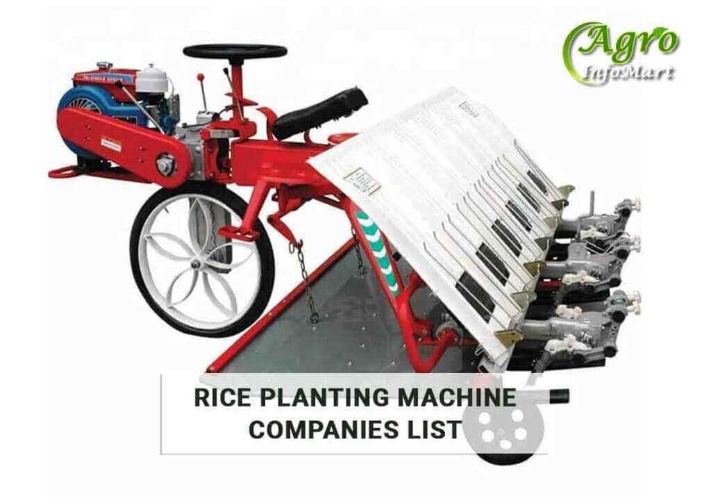 Rice Planting Machine Manufacturers Companies In India