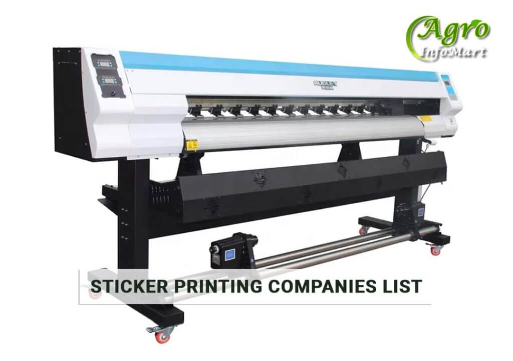 Sticker Printing Manufacturers Companies In India