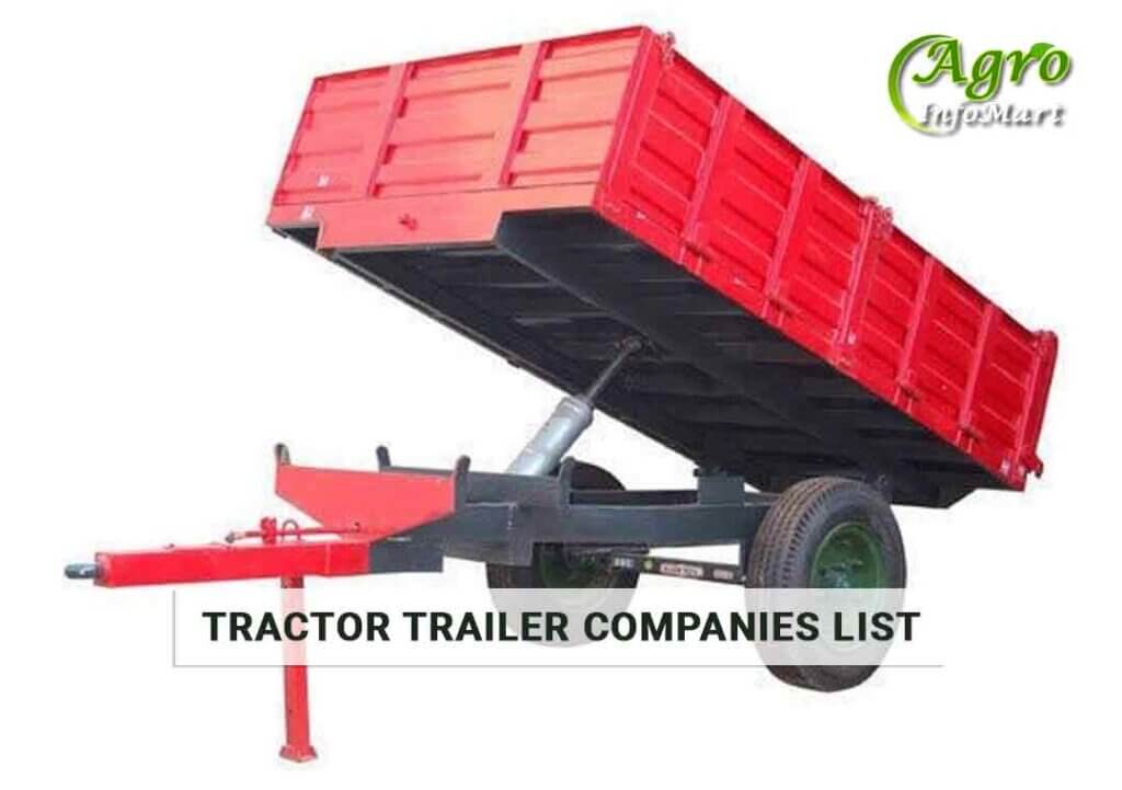 Tractor Trailer Manufacturers Companies In India