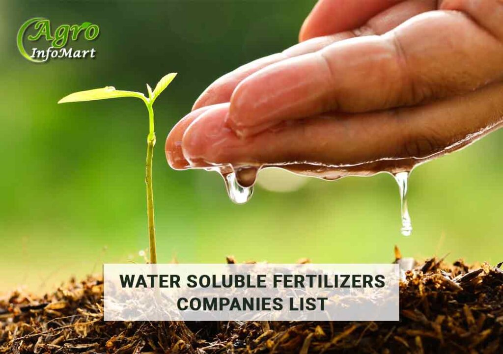 Water Soluble Fertilizers Manufacturers Companies In India