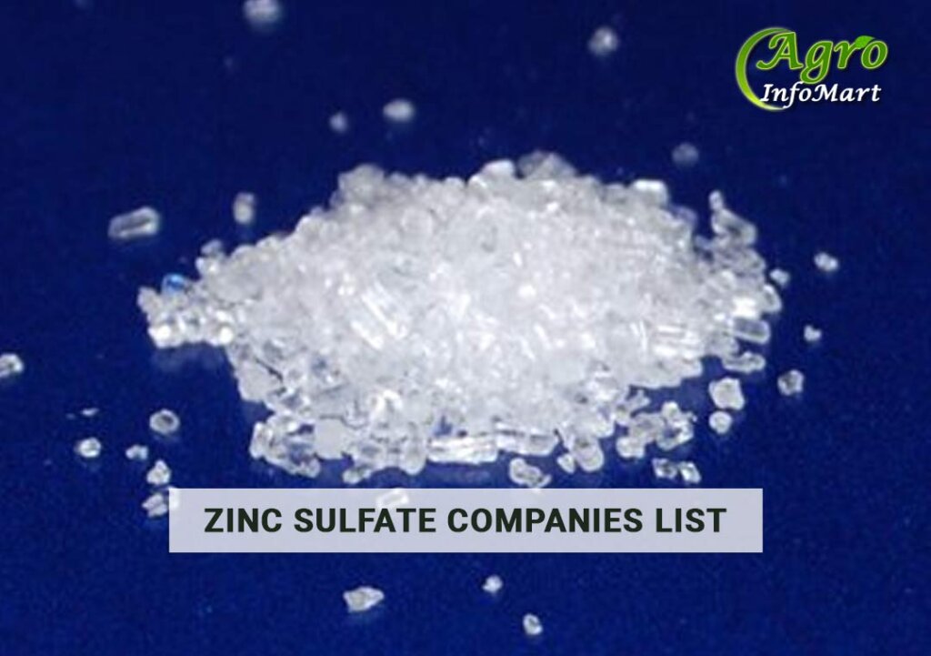 zinc sulfate Manufacturers Companies In India