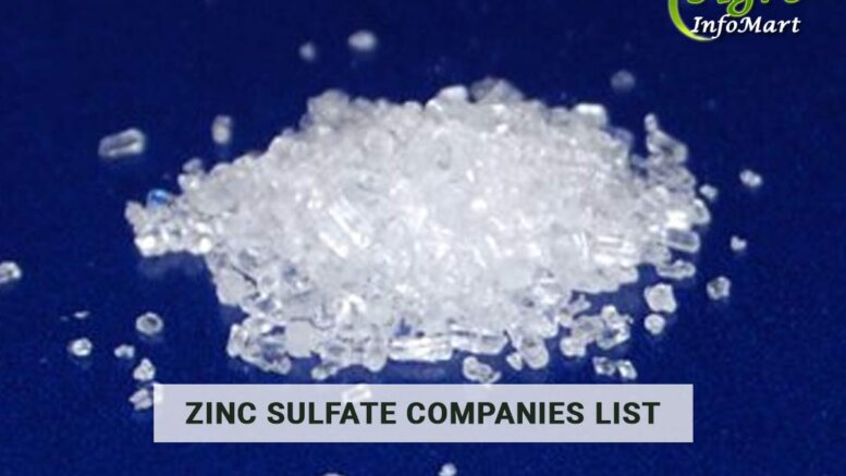 zinc sulfate Manufacturers Companies In India