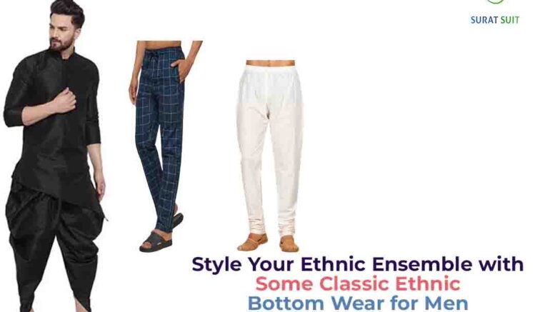 Style Your Ethnic Ensemble with Some Classic Ethnic Bottom Wear for Men
