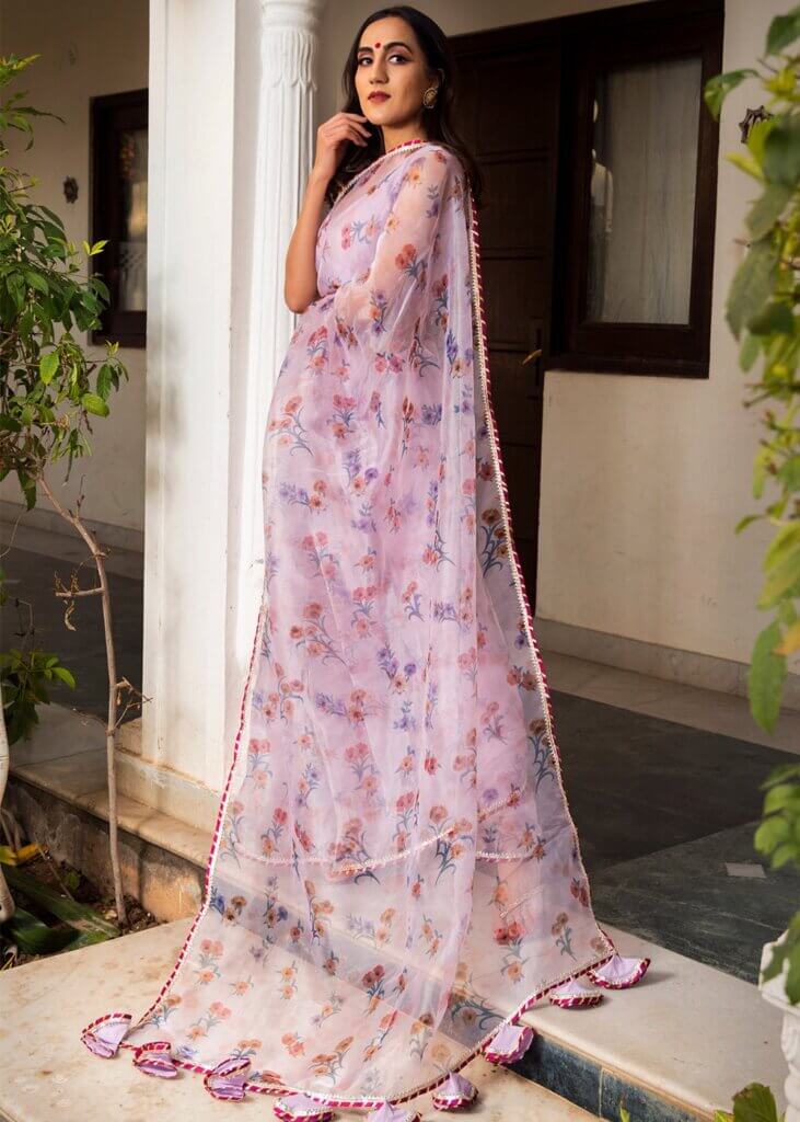 Floral Printed Saree