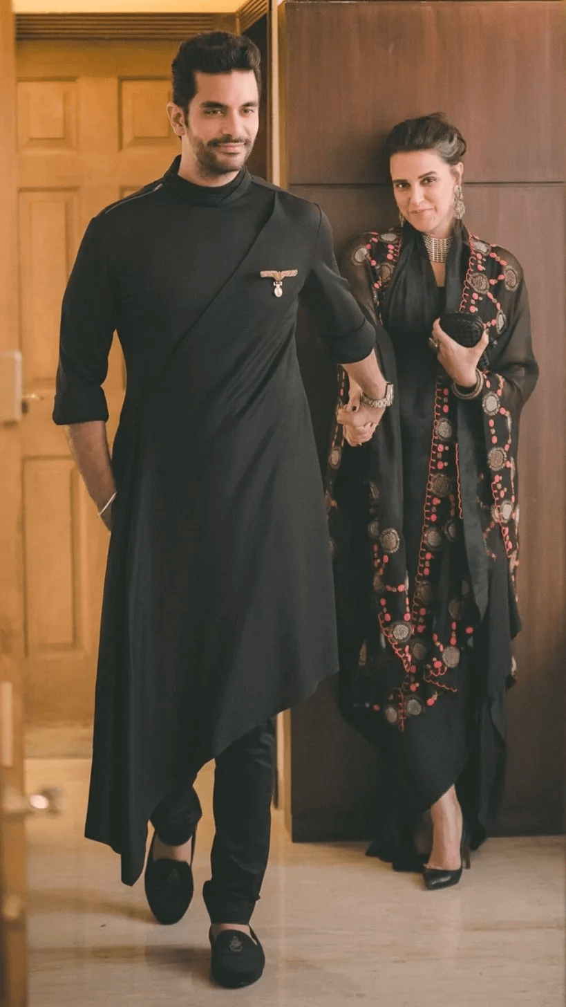 High-low Kurta Pyjama