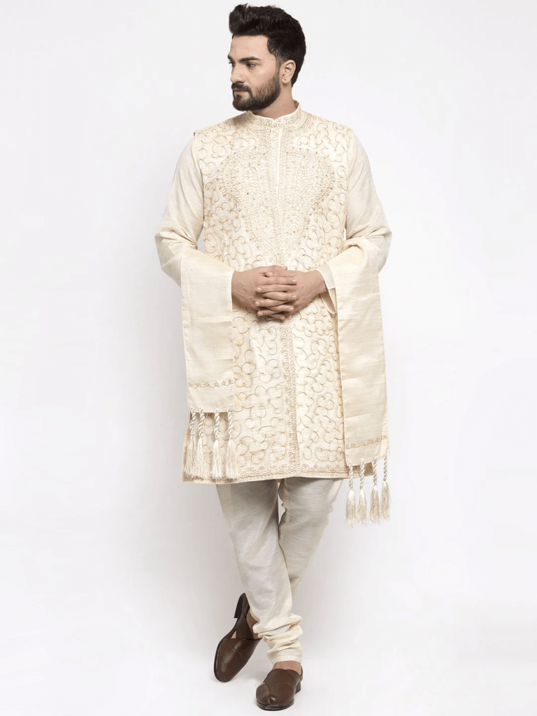 Heavily Embellished Kurta Pyjama