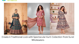 Create A Traditional Look with Spectacular Kurti Collection from Surat Wholesalers