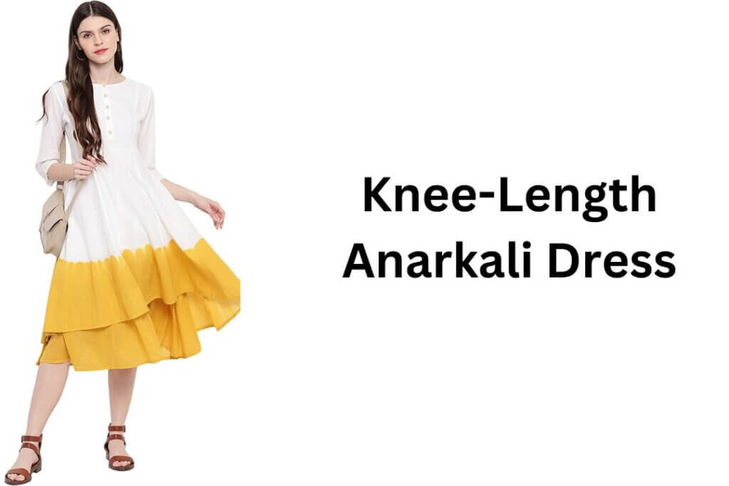 Knee-Length Anarkali Dress