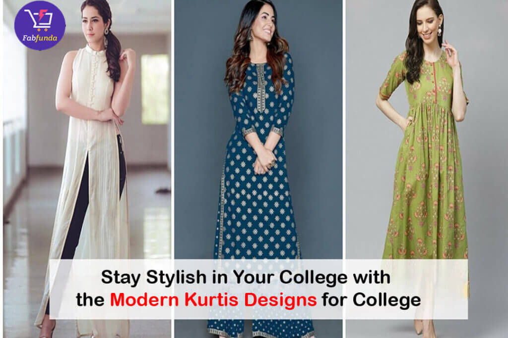 Stay Stylish in Your College with the Modern Kurtis Designs for College