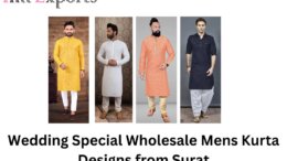 Wedding Special Wholesale Mens Kurta Designs from Surat