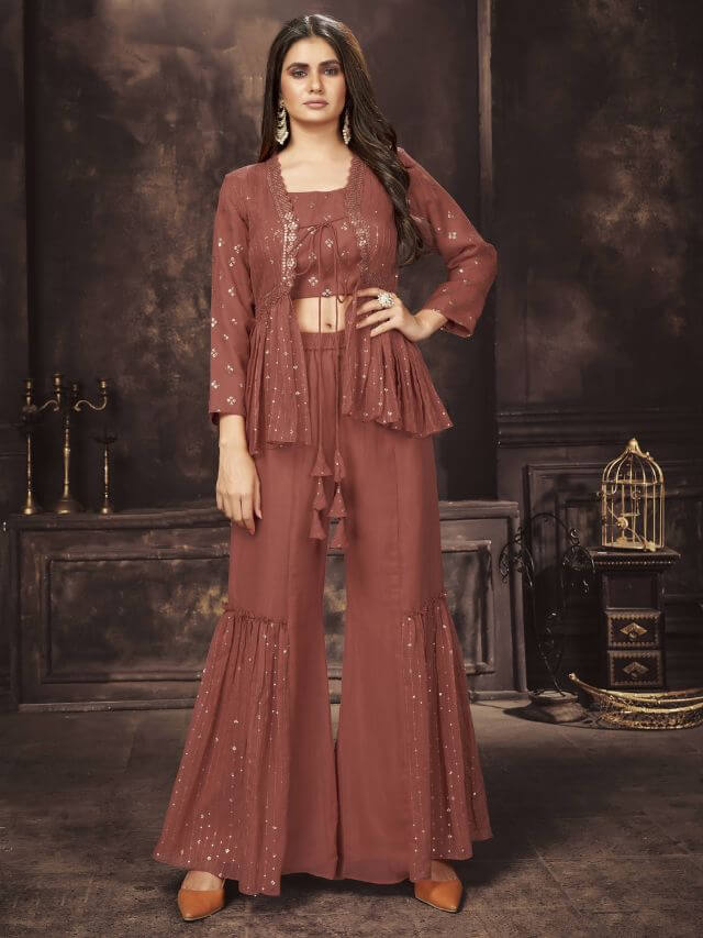 Indo-Western Sharara Suit