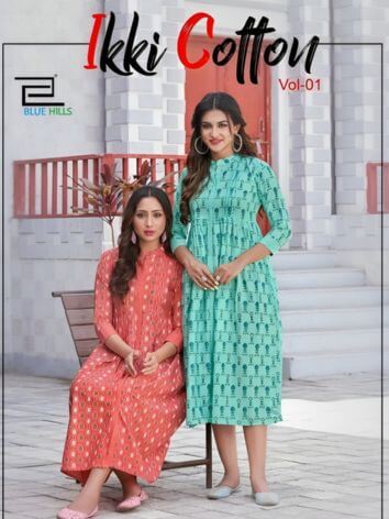 Blue Hills Ikki Cotton Vol 1 Kurtis