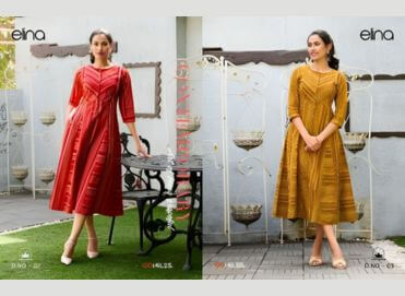 Fancy Midis Kurti Catalog by 100 Miles Elina