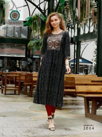 BANDHEJ VOL 2 Bandhani Kurti By ARADHNA