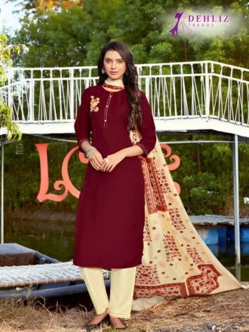 Handwork Muslin Kurtis Catalog by Lavanya Dehliz Trends