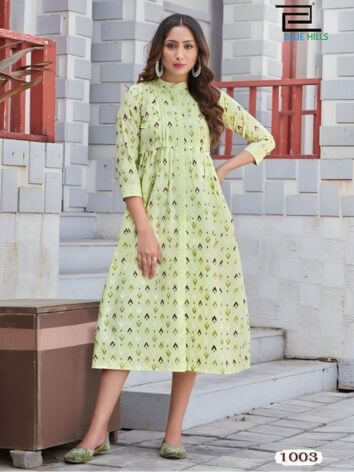 Blue Hills Ikki Cotton Vol 1 Kurtis