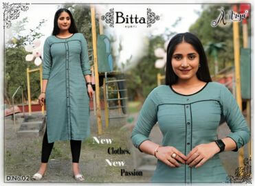 Bitta Cotton Catalog Kurtis 