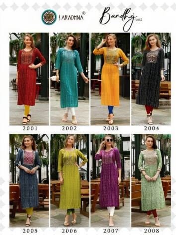 BANDHEJ VOL 2 Bandhani Kurti By ARADHNA
