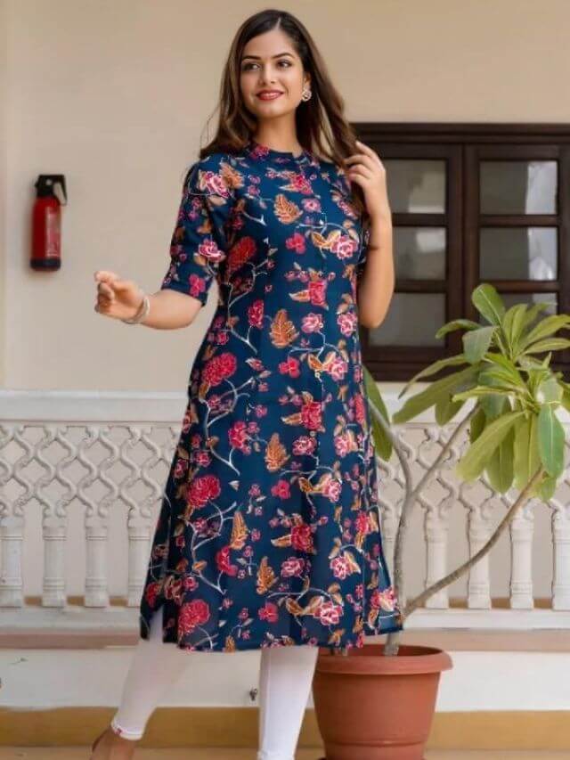 Cotton Printed Kurtis from Surat