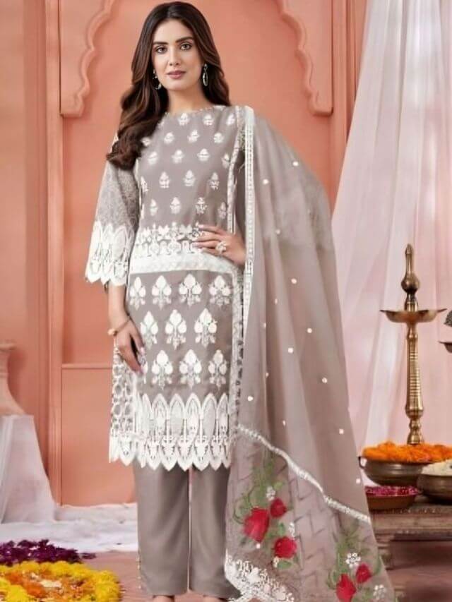 Designer Handwork Salwar Suit From Kolkata