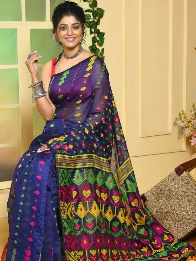 Designer Jamdani Sarees From Kolkata